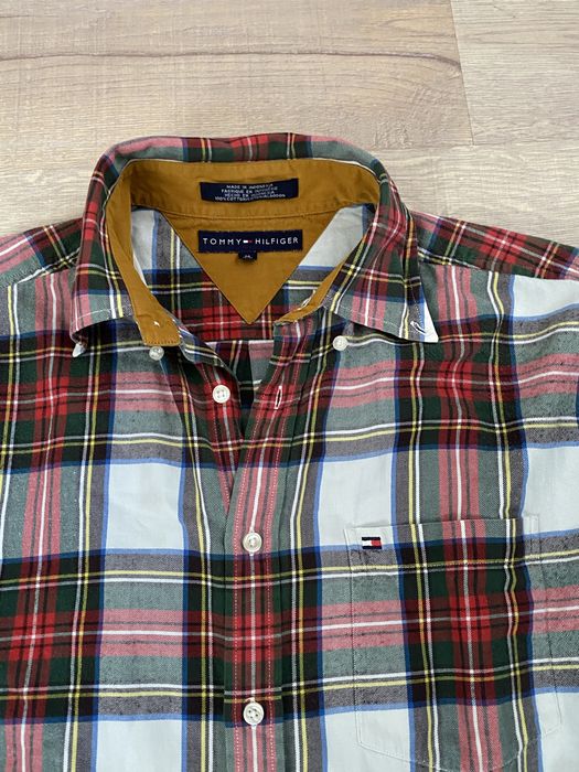 Сорочка tommy hilfiger картата у клітинку оверсайз m