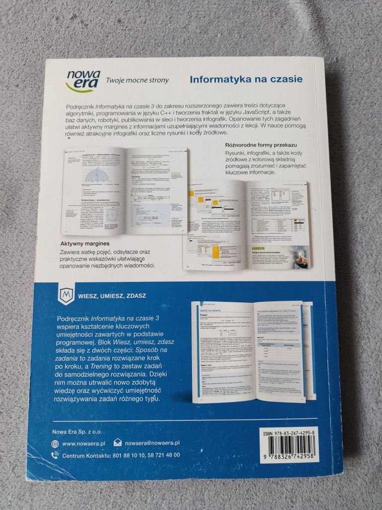 Informatyka na czasie 3 nowa era Rozszerzony