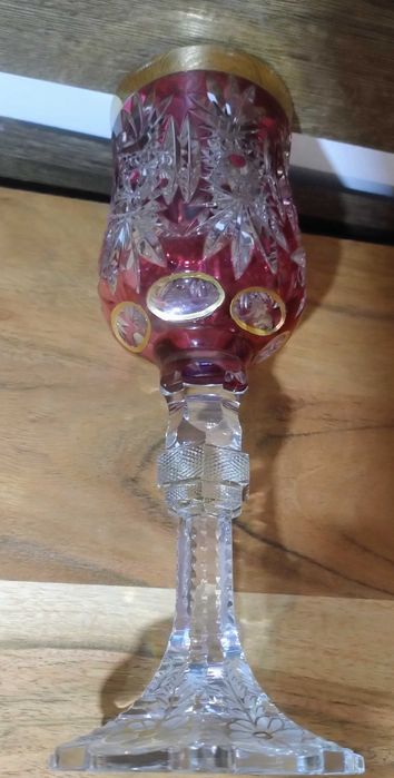 Cudny Kielich huta Józefina 1910r Alexander Pfohl Remer Nachtman Antyk