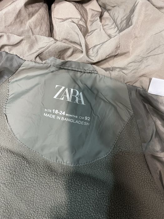 Куртка Zara дитяча демісезонна на флісі