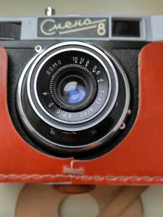 Фотоаппарат Смена 8 с видоискателем Блиц.