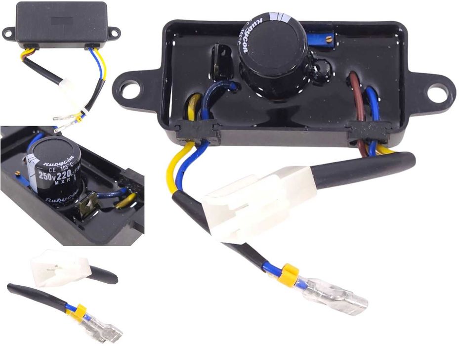Regulator napięcia do agregatu gx160 168f AVR 250v 220uf honda gx3036