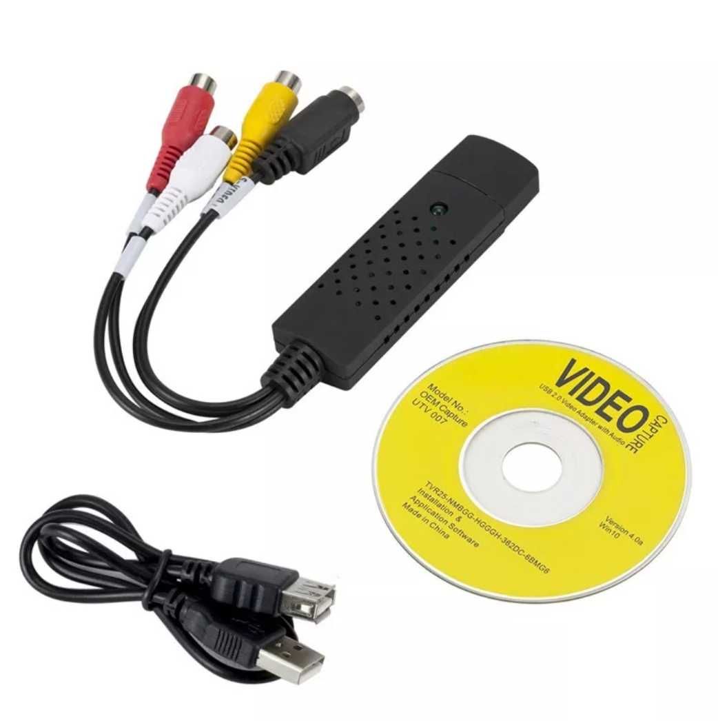USB карта відеозахвата адаптер HLV EasyCap, чип MS2106