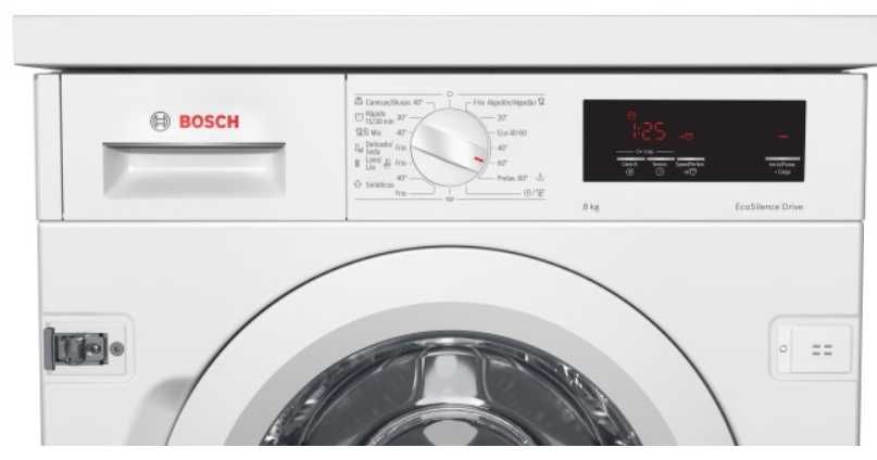 Máquina de Encastrar em moveis Lavar Roupa Bosch A+++ (PVP 800€)
