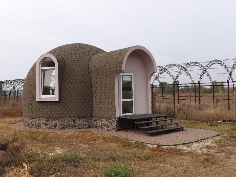 Домокомплект купольного будинку. Конструкції з пінополістирола.