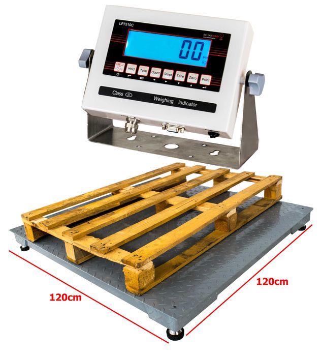 Waga Magazynowa Platformowa 1,2x1,2 3t do palet big bagi LEGALIZACJA