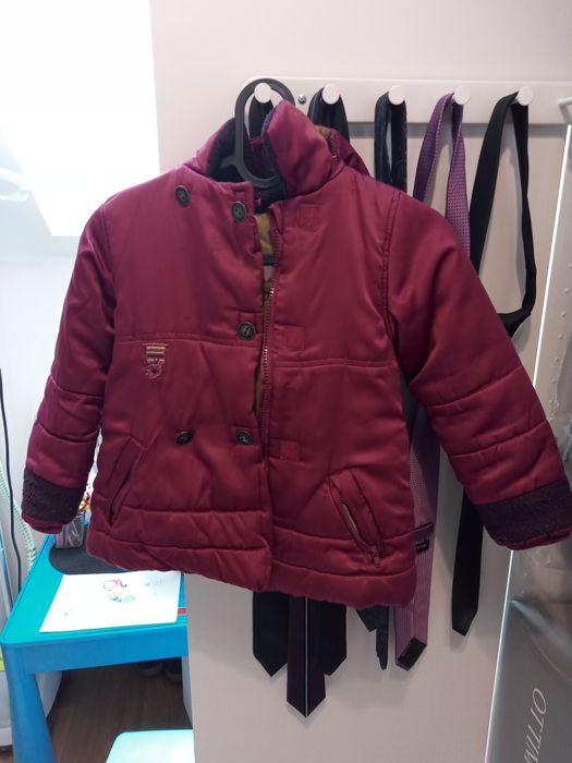 Kurtka zimowa  bordowa