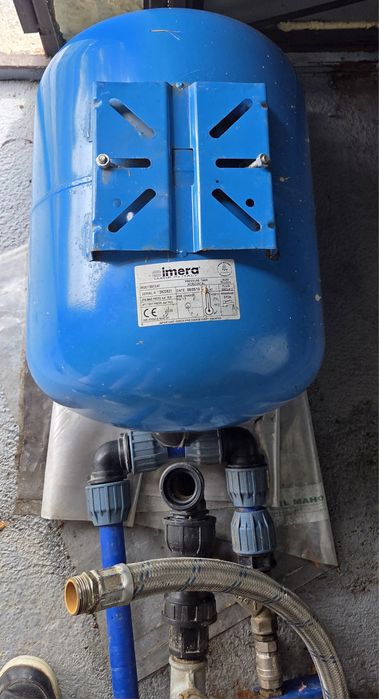 Hydrofor 50l MG4 1000 INOX + Baniak na wodę 100 litrów z Grzałką MB 2