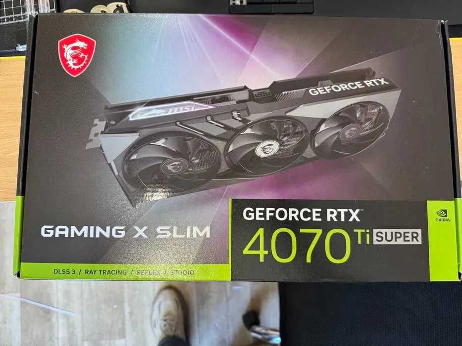 Відеокарта Nvidia GeForce RTX 4070ti Super MSI GAMING X SLIM 16G