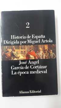 Livro História de Espanha dirigida por Miguel Artola