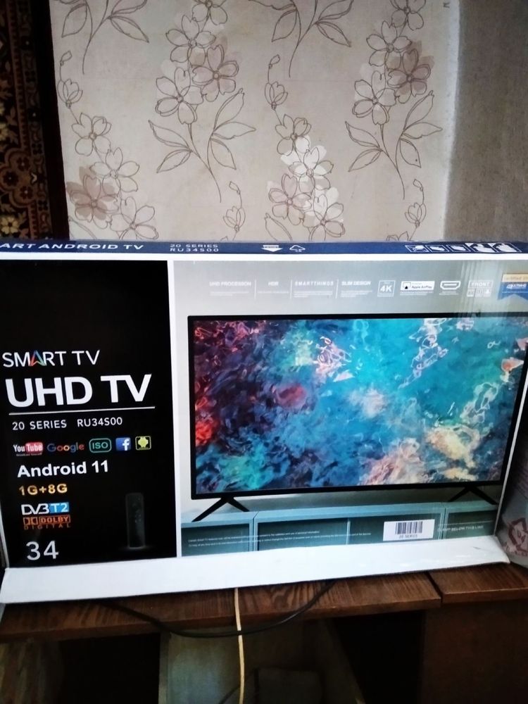 Телевизор Android Smart-TV 34