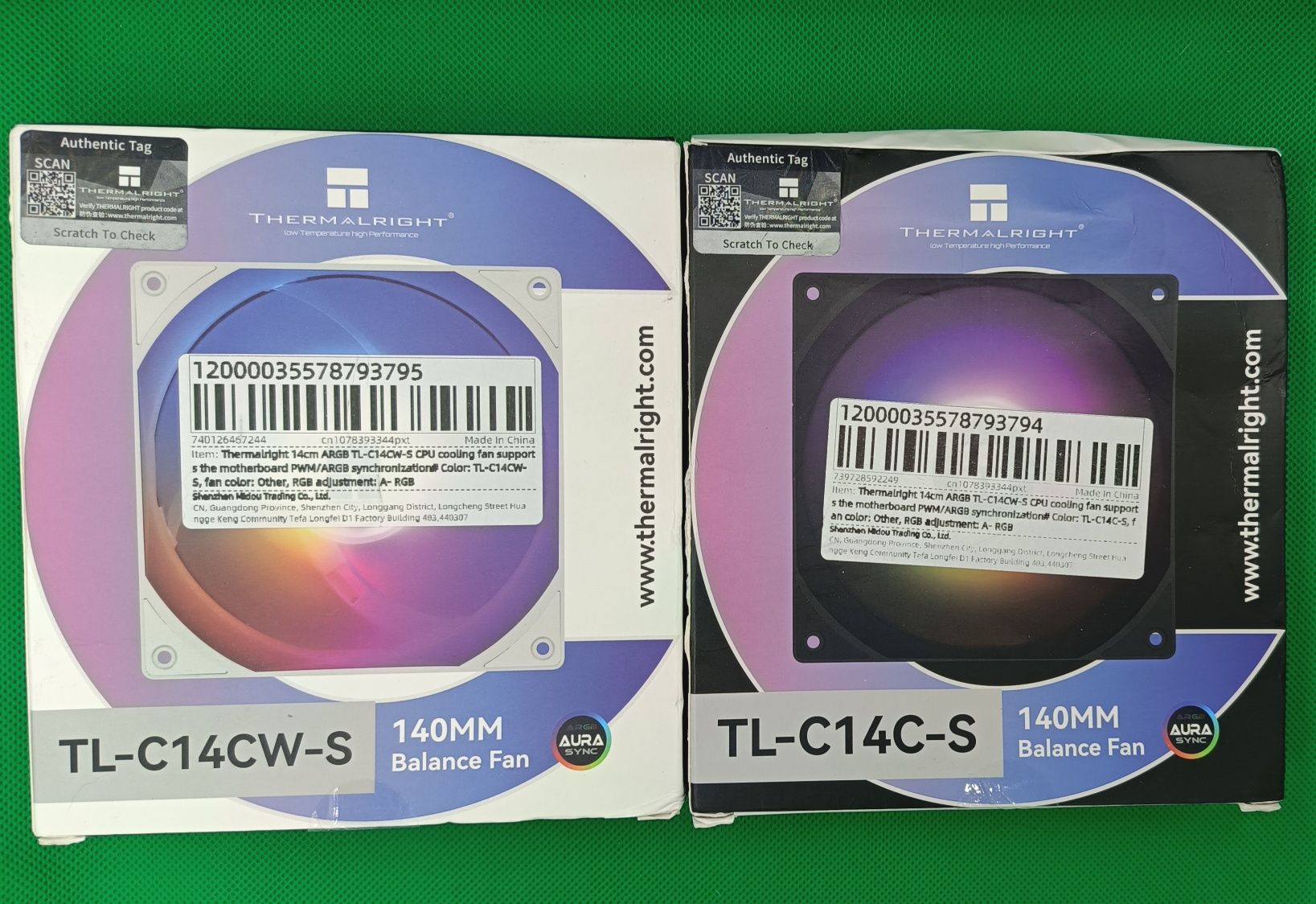 Argb вентелятор 140мм, Thermalright TL-C14CW-S