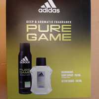 Zestaw kosmetyków dezodorant + woda po goleniu adidas Pure Game Men