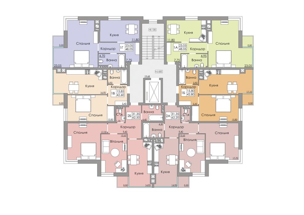 Продаж 1 кімнатної квартири біля Бартки