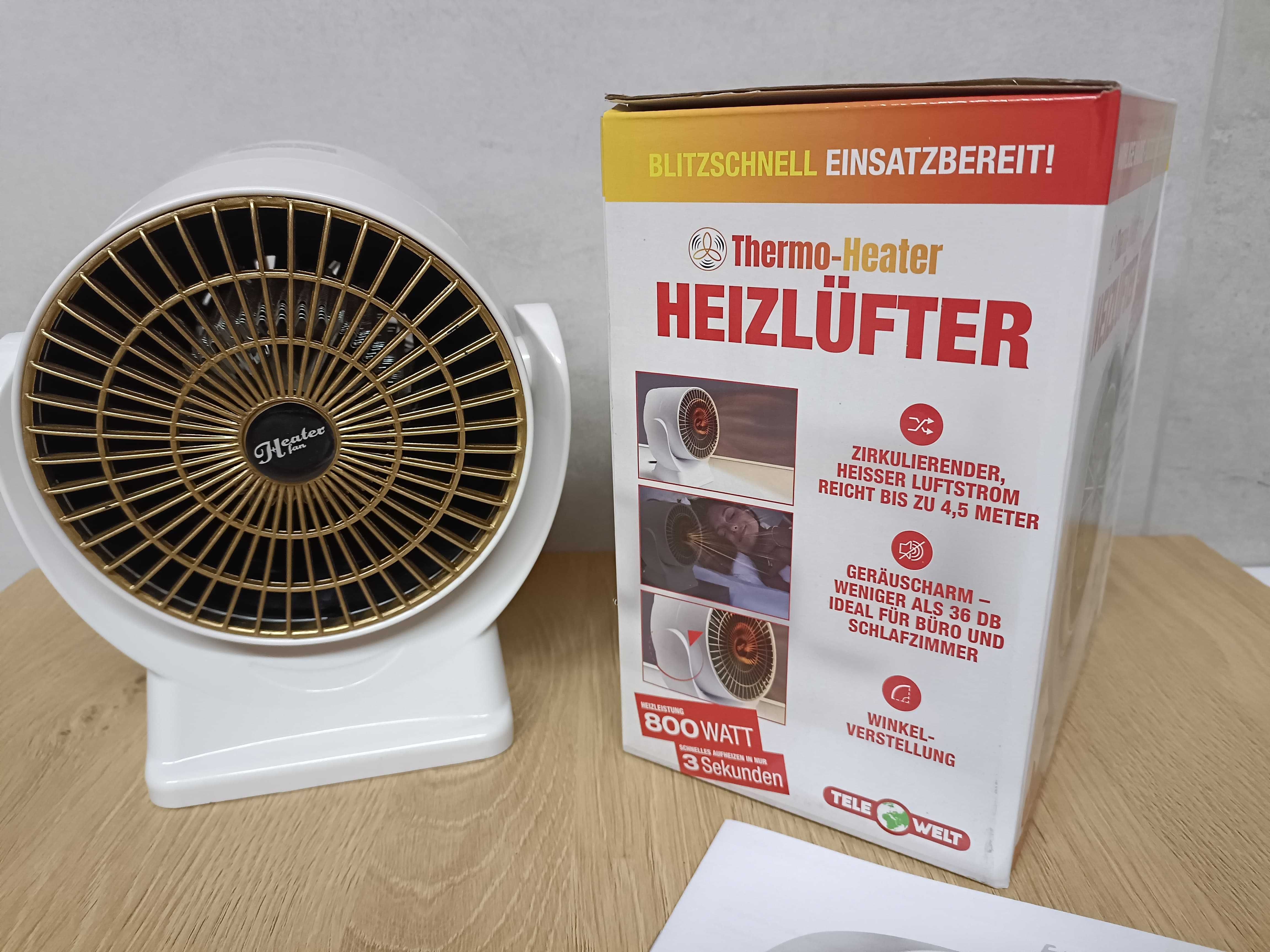 Termowentylator biały 800 W