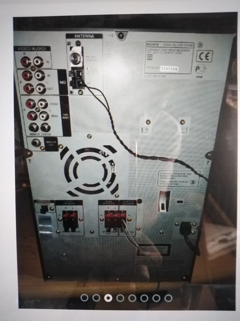 Vendo aparelho  da Sony 5 colunas  200k