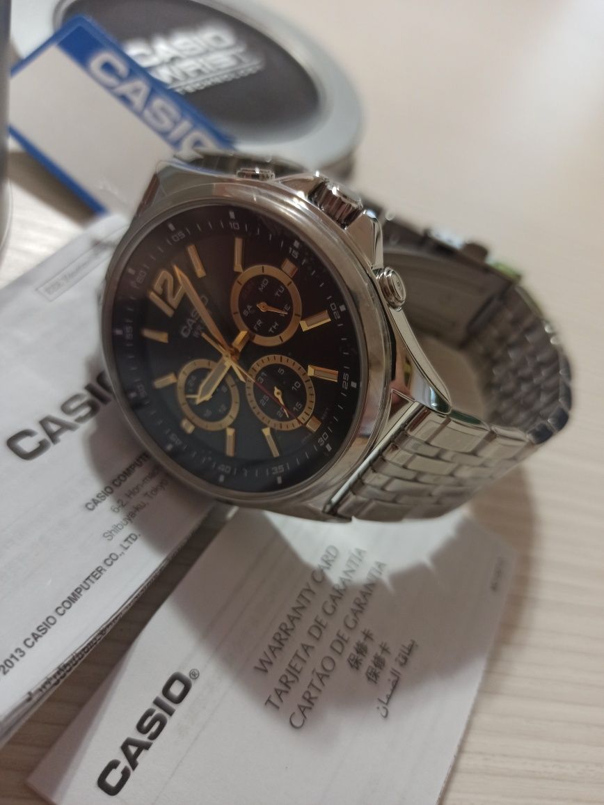 Часы Casio MTP-E303D-1A ОРИГИНАЛ! Мужские Касио Годинник Касіо Новое