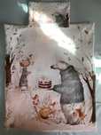 Pościel niemowlęca poduszka kołdra komplet handmade