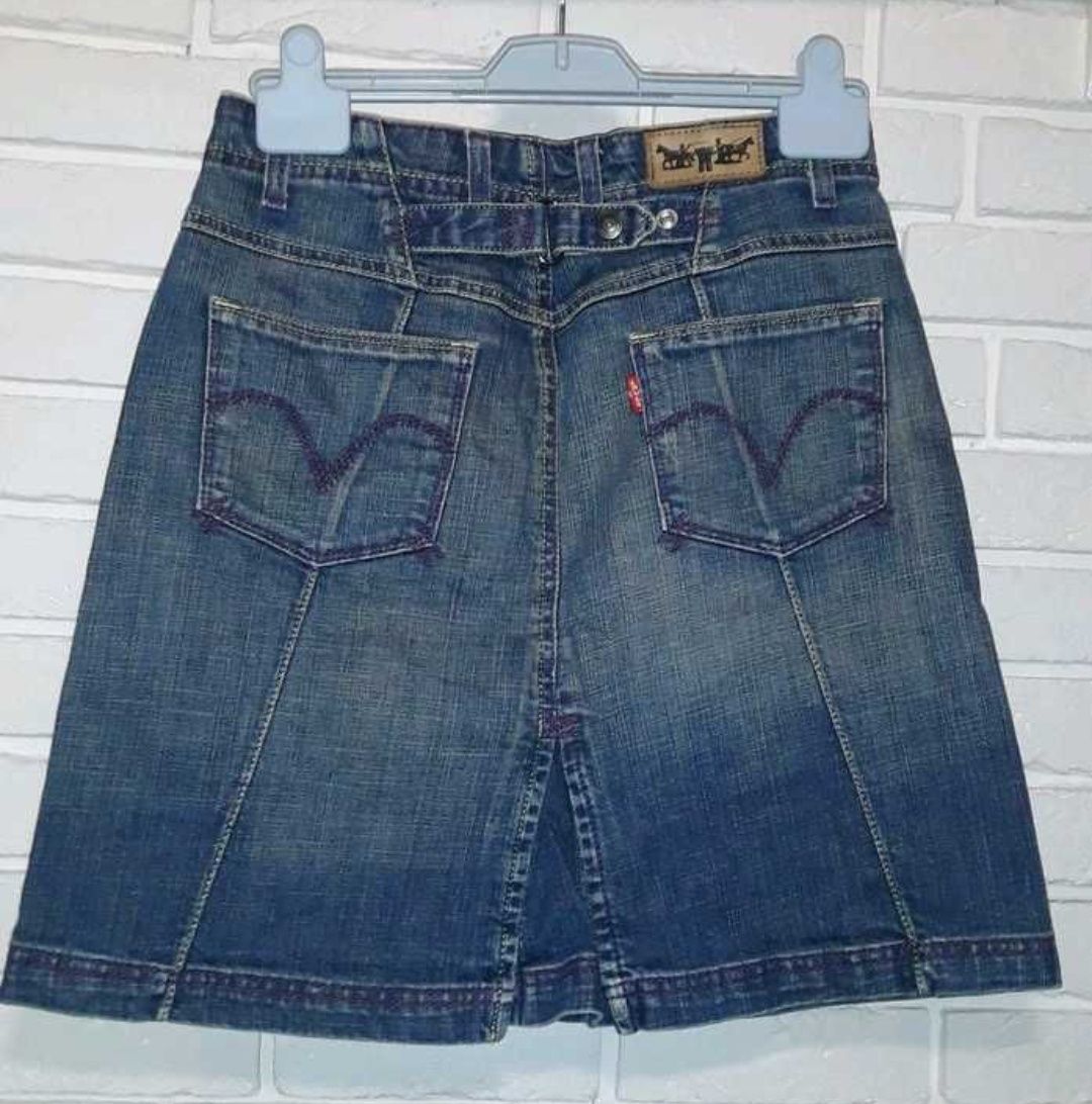 Spódnica jeansowa mini Levis rozmiar S 36