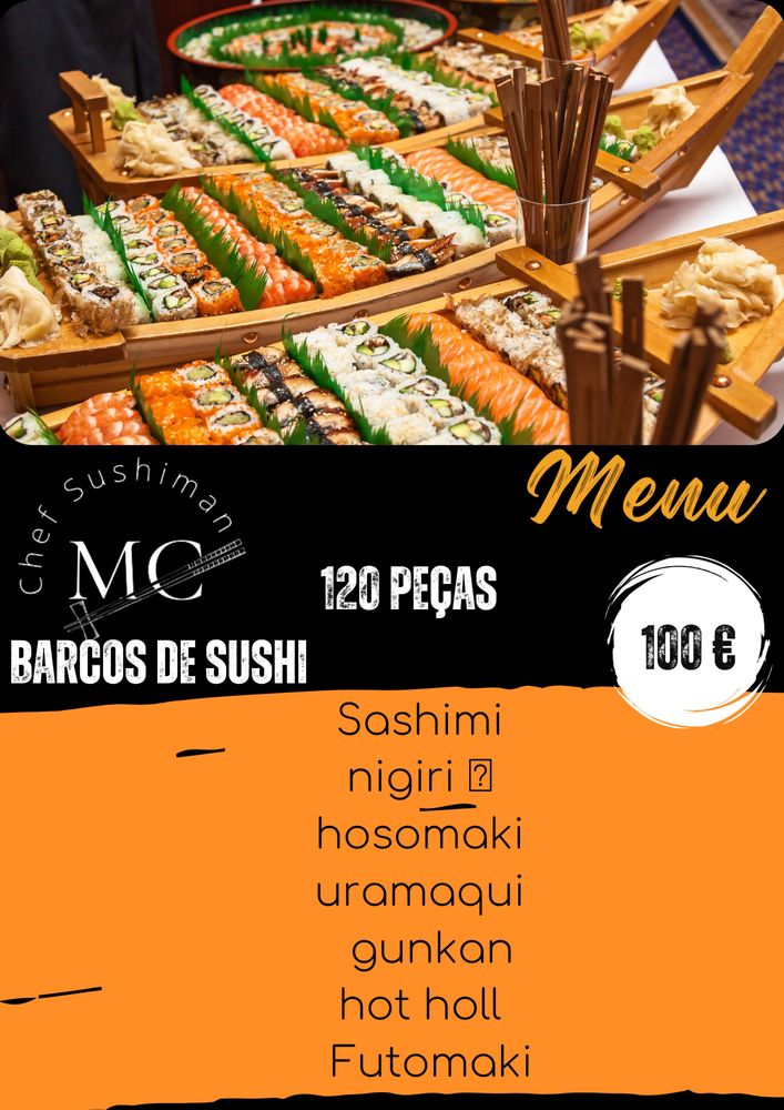 Sushi para eventos