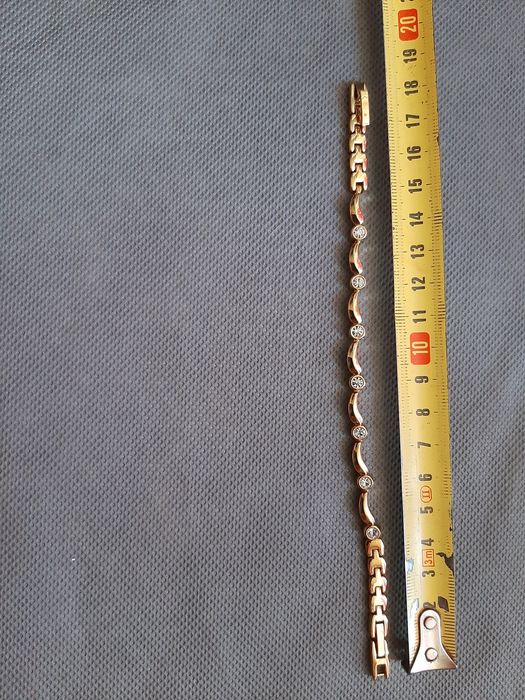 Bransoletka damska imitacja złota