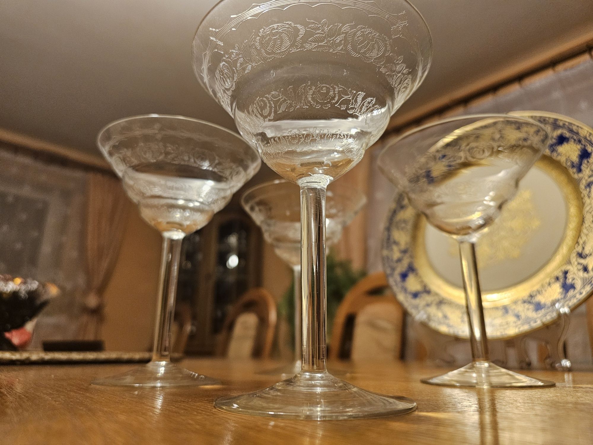 Kieliszki do martini vintage Bohemia