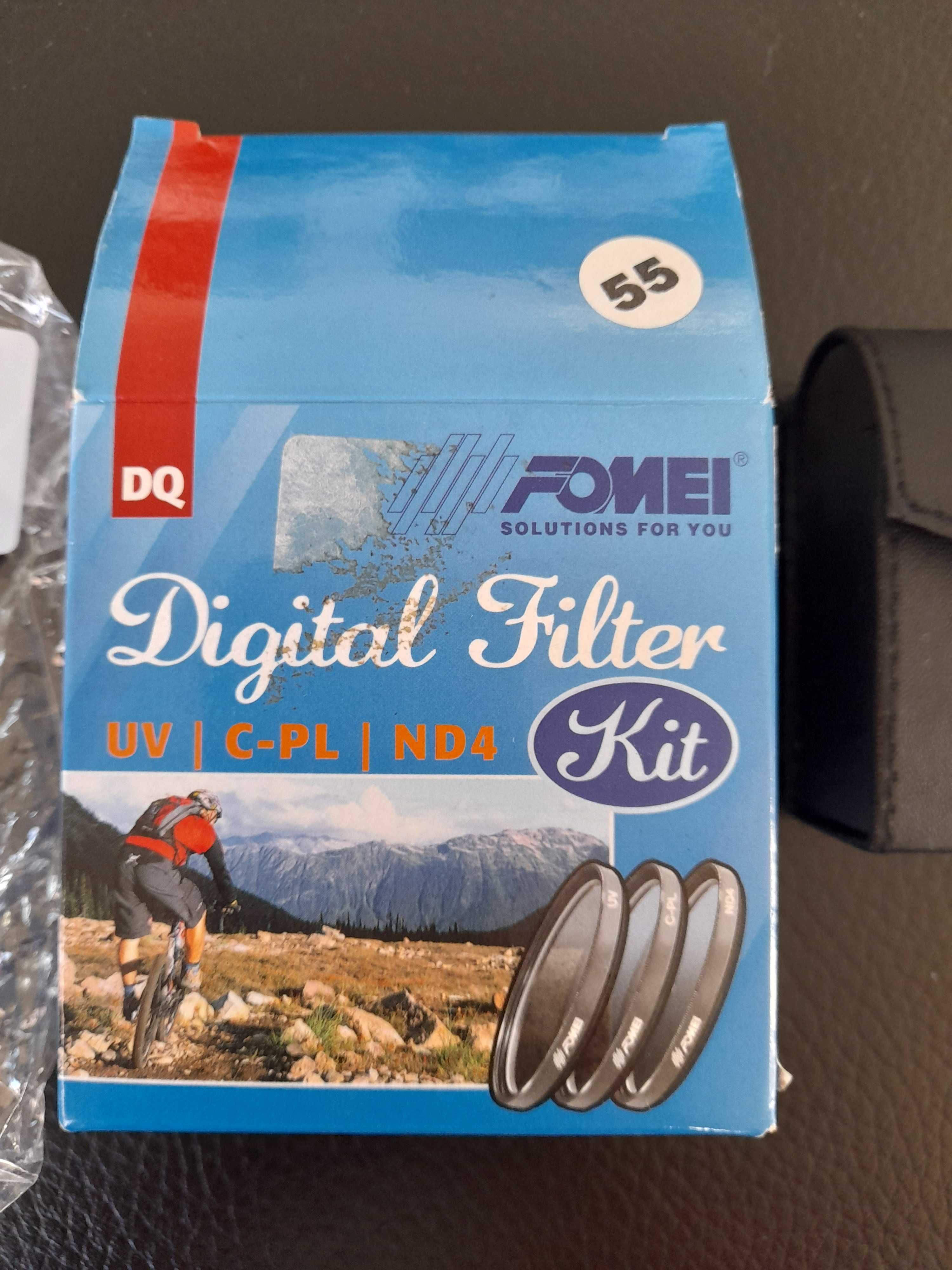 Kit filtro digital FOMEI 55mm UV/C-PL/ ND4