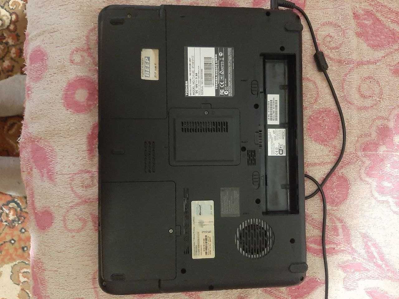Ноутбук Toshiba A300.Рабочий с ньюансами.