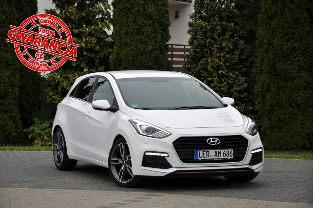 Hyundai I30 1.6Turbo(186KM)*Xenon*Led*Navi*Kamera*Skóry*Grzana Kierow.*Alu18"ASO