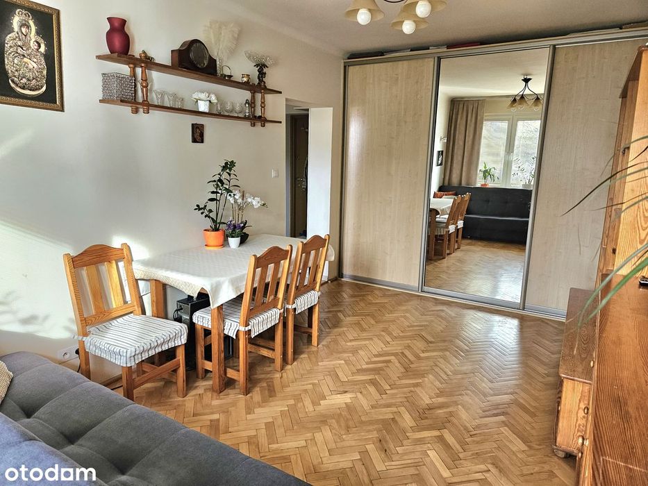 Mieszkanie 34.5m2 z balkonem i osobną kuchnią + piwnica