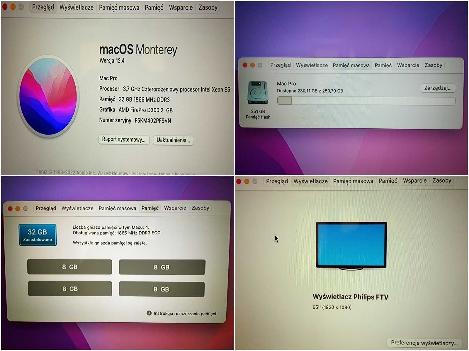 AppLe A1481 Mac Pro