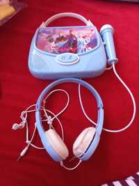 Набор Frozen музыкальный, наушники и MP3 плейер,  возраст 2-7 лет