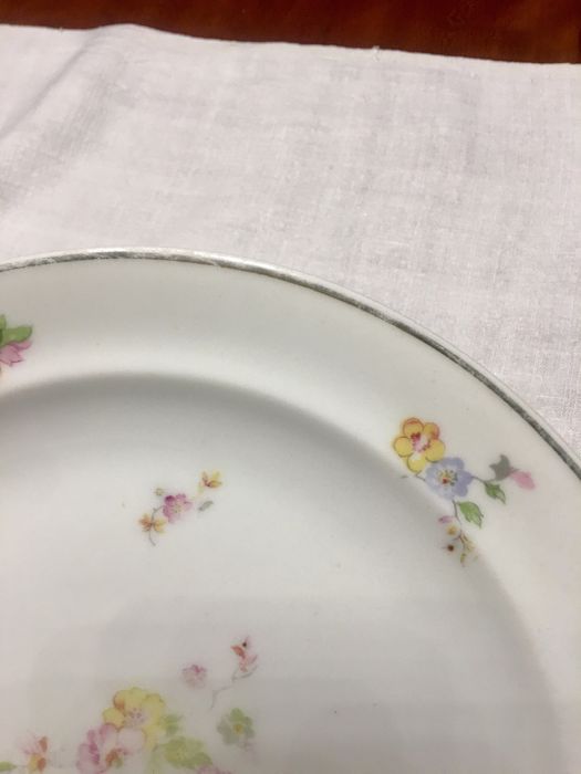 Prato antigo Limoges (serviço jantar 1920)