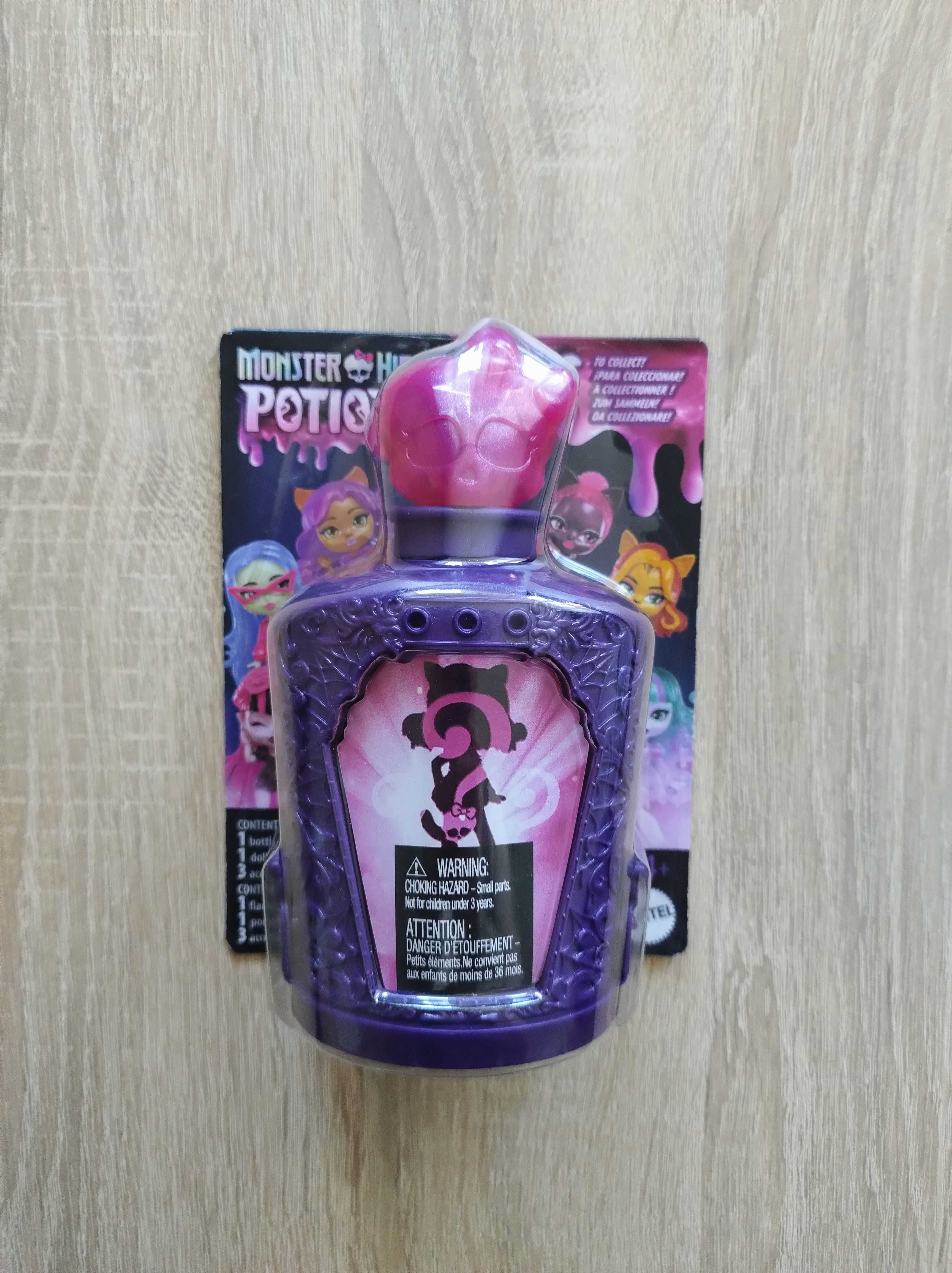 NOWA mini lalka Monster High potions eliksiry buteleczka figurka