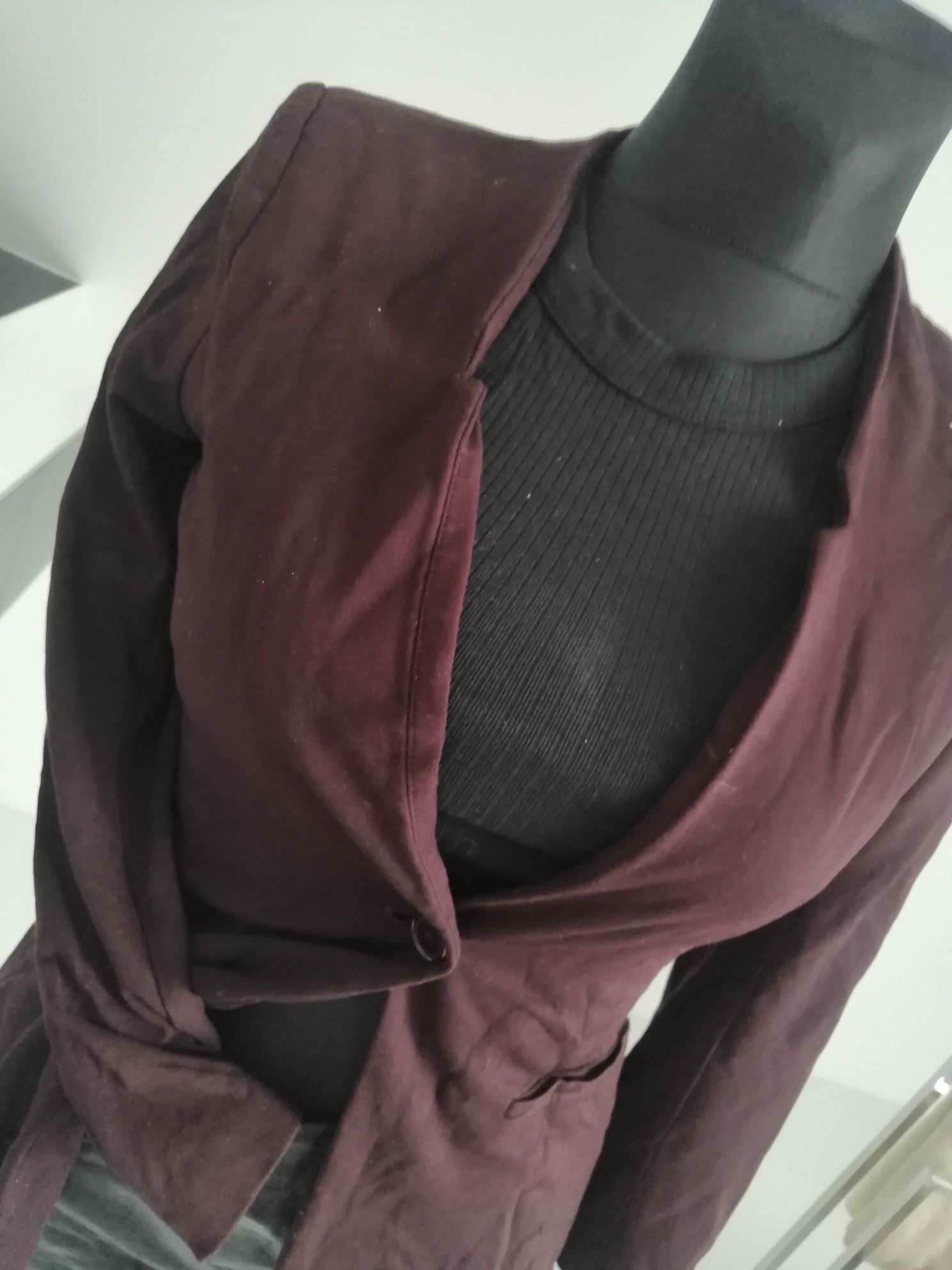 Marynarka bordowa Zara xs 34