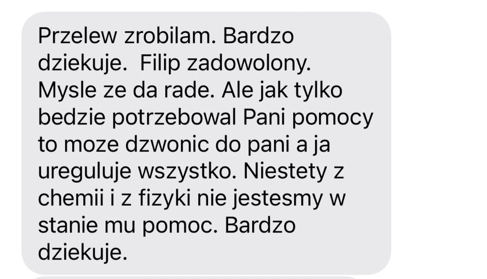 Korepetycje chemia