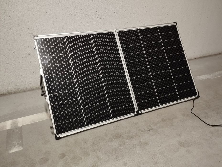 Panel słoneczny 200W 12V DOKIO składany przenośny biwak kamper