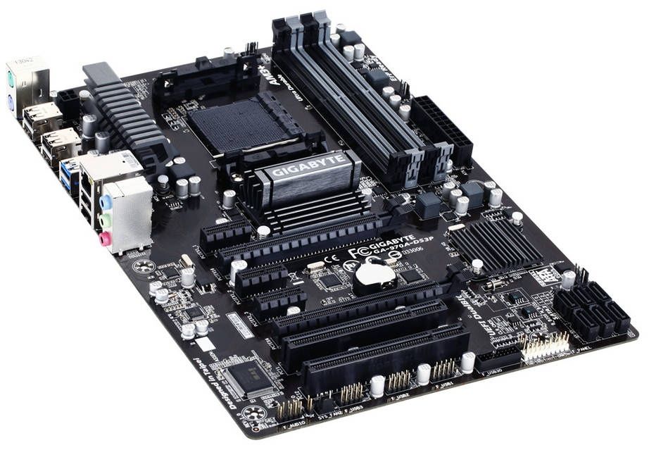 Материнська плата Gigabyte GA-970A-DS3P, AM3+, 4×ddr3