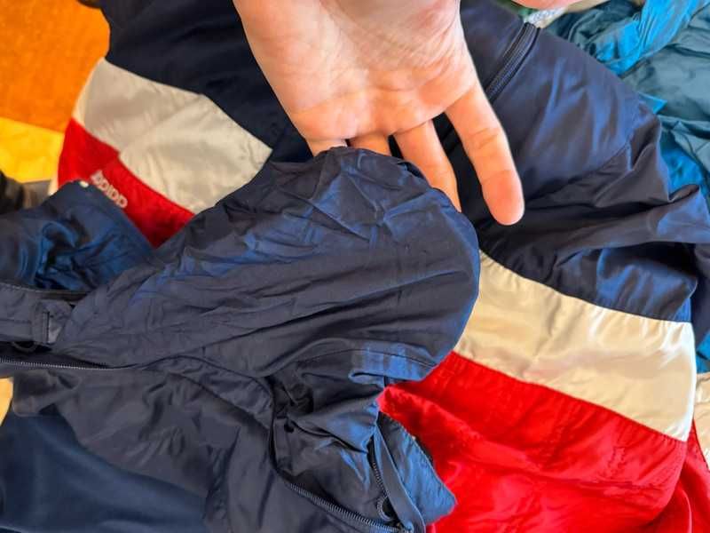 Vintage 90s Adidas Bomber Pattern Jacket XL