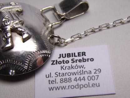 Srebrna bransoletka Ekwador postacie wielbłąd 19,5 cm. 3,35 cm.