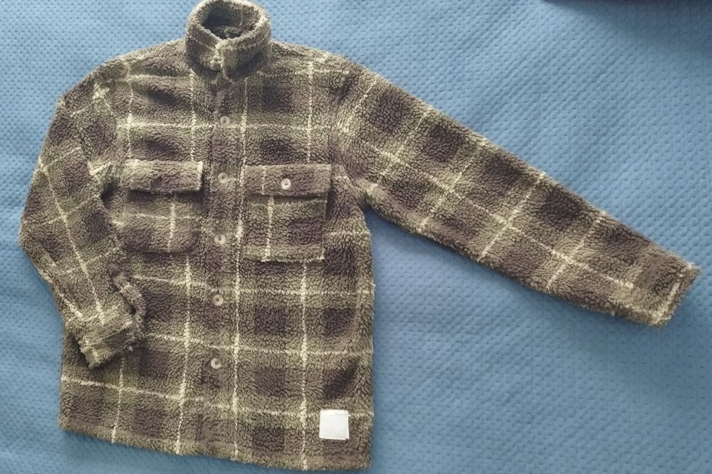 kurtka koszulowa ze sztucznego kożuszka  Pull & Bear