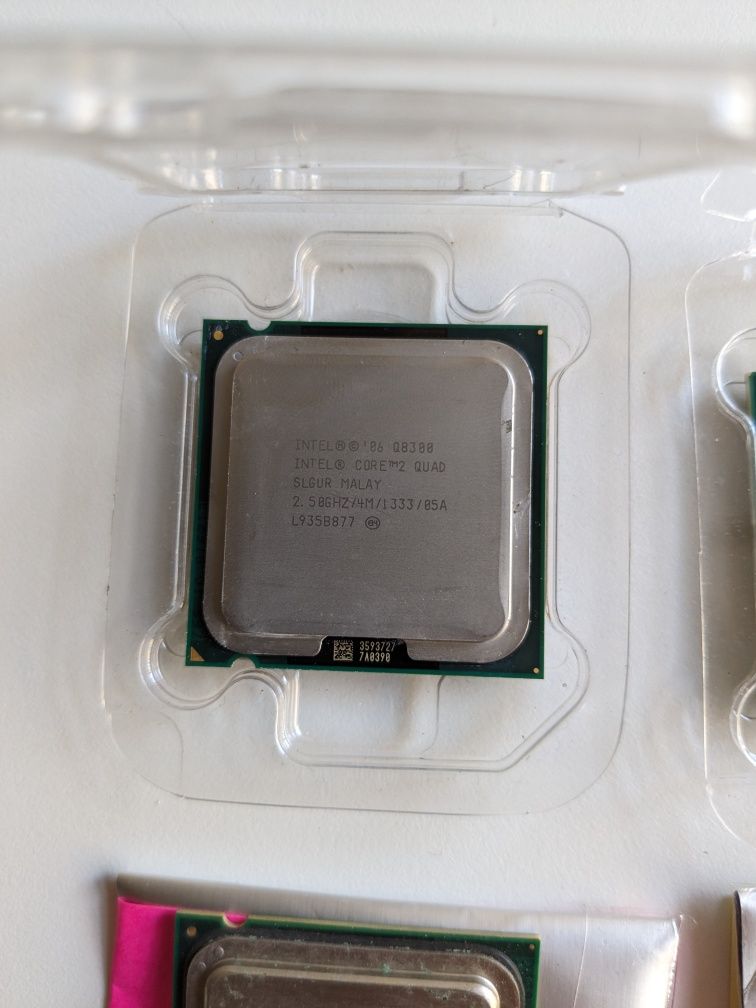 Vários processadores Intel socket 775 Dual Core, Core2Duo, Core2Quad