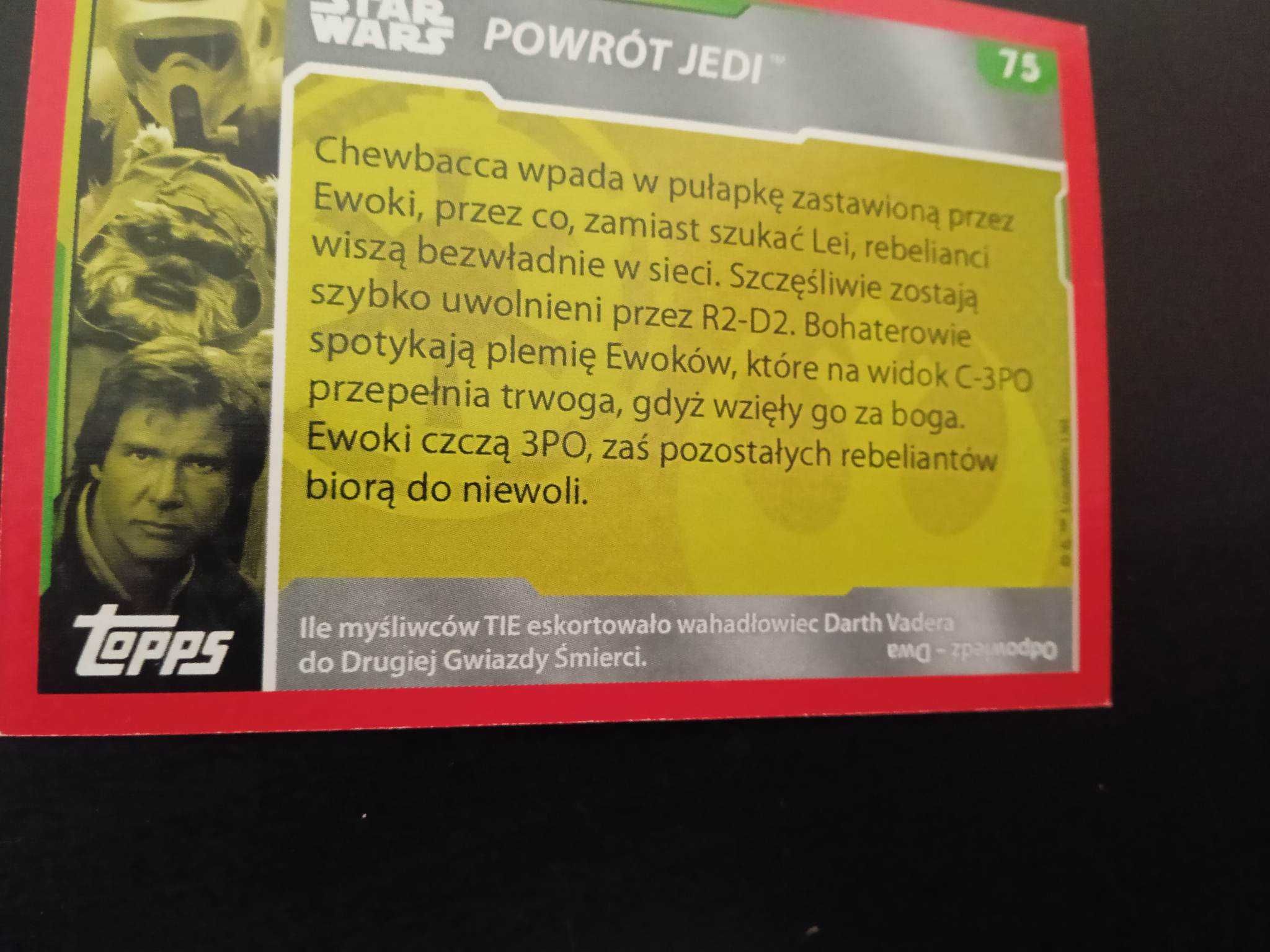 Zestaw Kart Kolekcjonerskich Topps StarWars