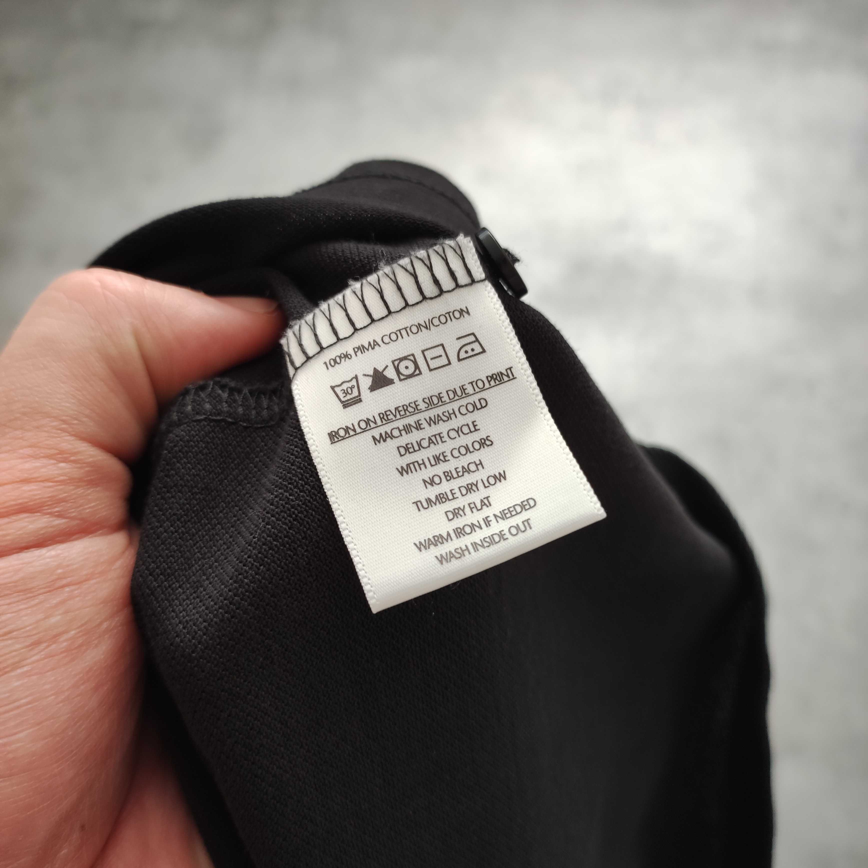 MĘSKA Koszulka PREMIUM Elegancka czarna Małe Logo Calvin Klein Casual