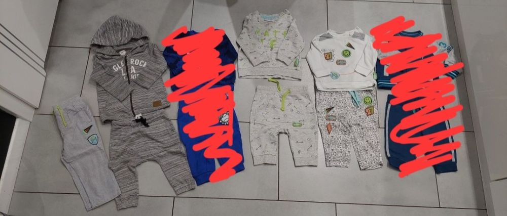 Komplety chłopięce bluza spodnie dres paka coccodrillo