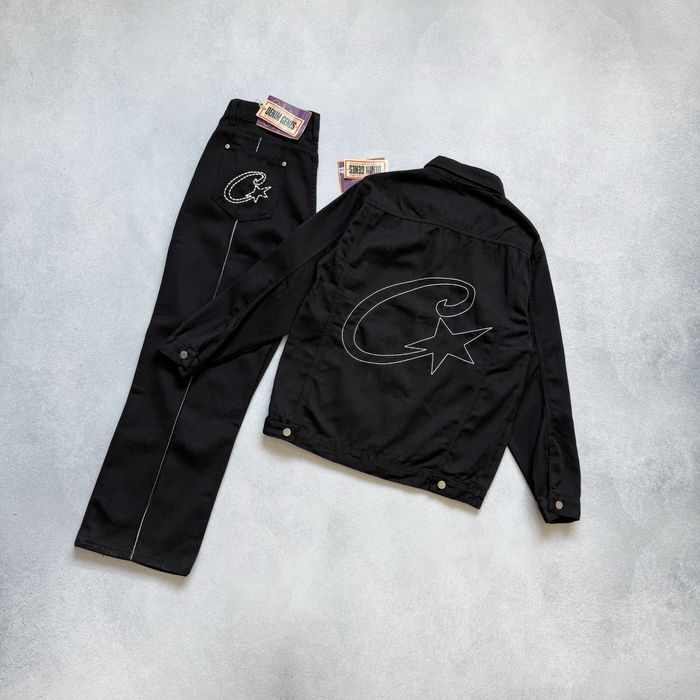 Джинсовка Corteiz C-Star Denim Джинсовая куртка рубашка Кортез