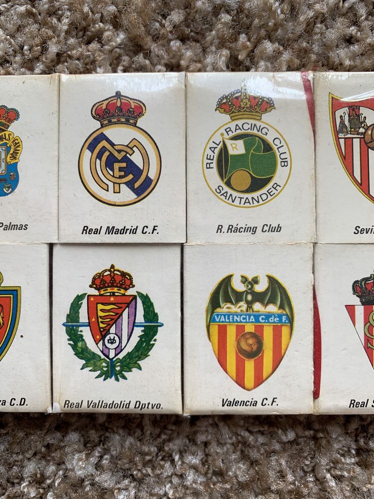 Caixas de fosforos liga espanhola 1981/82