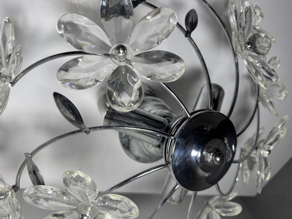 Lampa sufitowa stylowa 3x E14 plafon żyrandol chrom