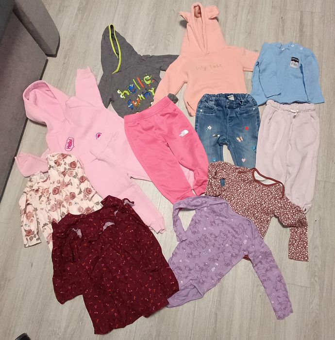 Пакет речей для дівчинки 86 розмір