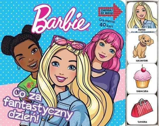 Książka barbie memo co to za fantastyczny dzień karty, dla dziewczynki